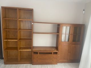 Mueble de salón modular madera