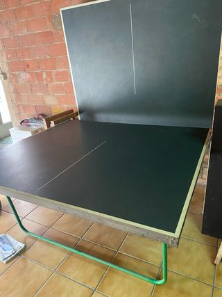 Mesa Ping Pong Plegable con Ruedas
