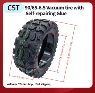 2 Neumáticos CST 90/65-6.5 Tubeless sin estrenar 