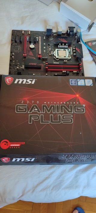 Placa Base MSI Z370 Gaming Plus + Intel Core i7 87