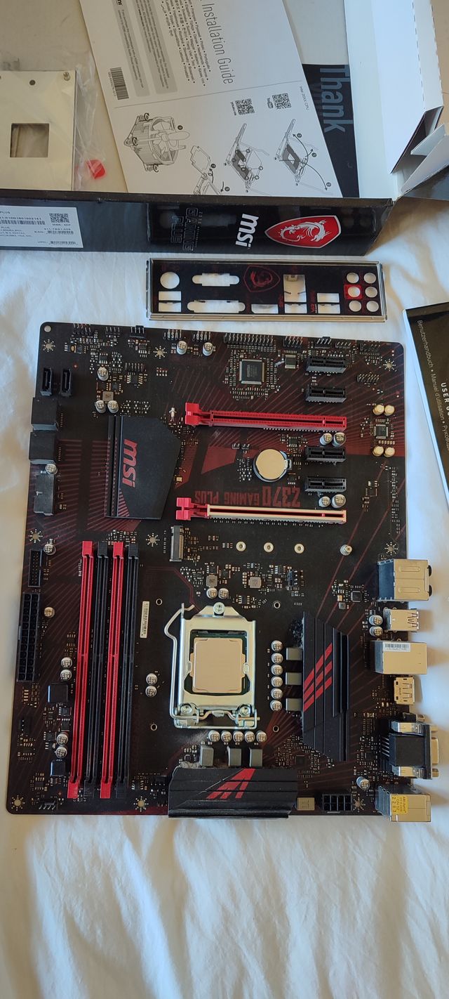 Placa Base MSI Z370 Gaming Plus + Intel Core i7 87
