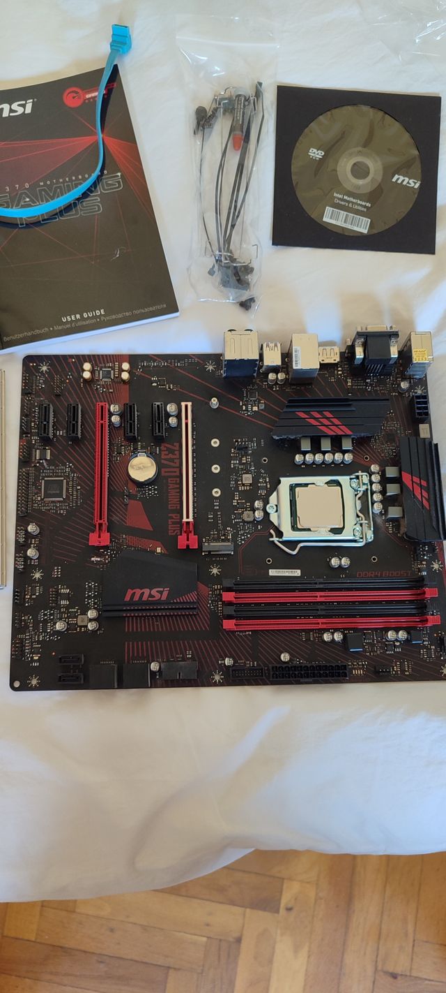 Placa Base MSI Z370 Gaming Plus + Intel Core i7 87