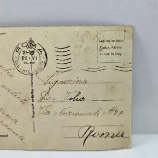Cartolina G. Meschini Art Déco dipinta