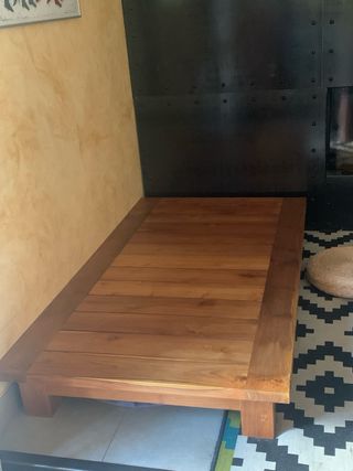 Panche in teak con materasso 160x90