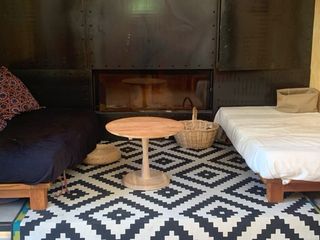 Panche in teak con materasso 160x90