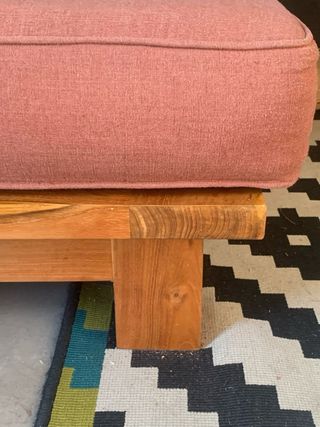Panche in teak con materasso 160x90