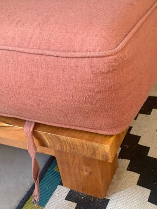 Panche in teak con materasso 160x90