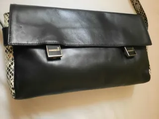 Borsa Fendi Pelle Baguette Nera Multicolore