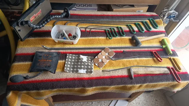 Kit de varillas para abolladuras