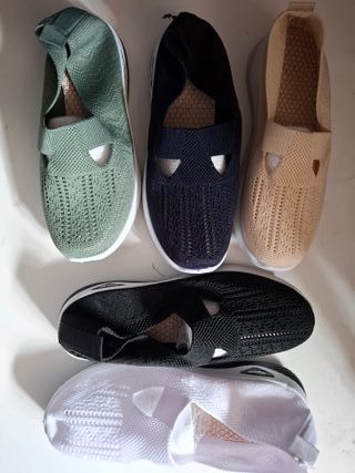 Zapatillas Lige Malla Transpirable Mujer de 36a 39