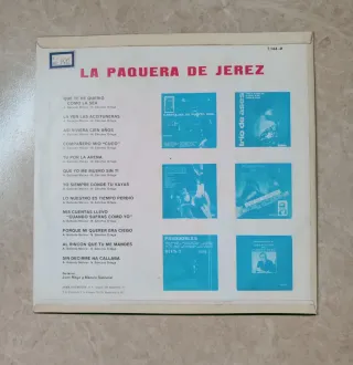 Vinilo La Paquera de Jerez Flamenco
