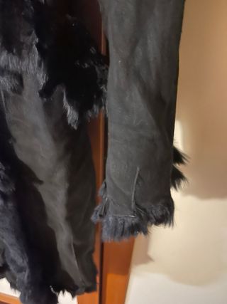 Cappotto camoscio pelliccia