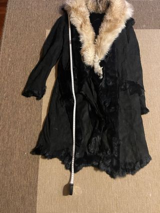 Cappotto camoscio pelliccia