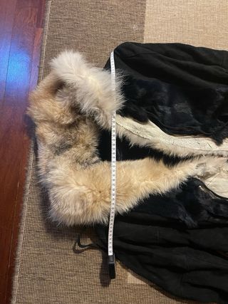 Cappotto camoscio pelliccia