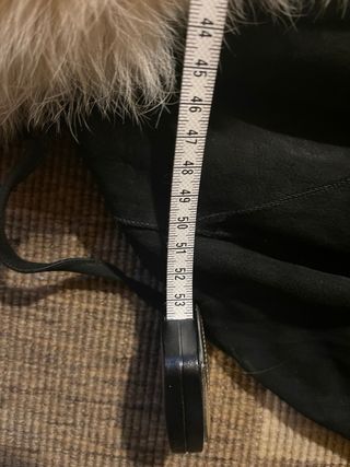 Cappotto camoscio pelliccia