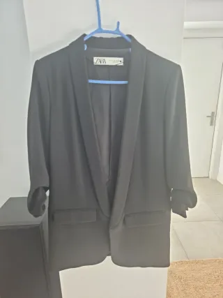 Americana Zara Talla M Negra