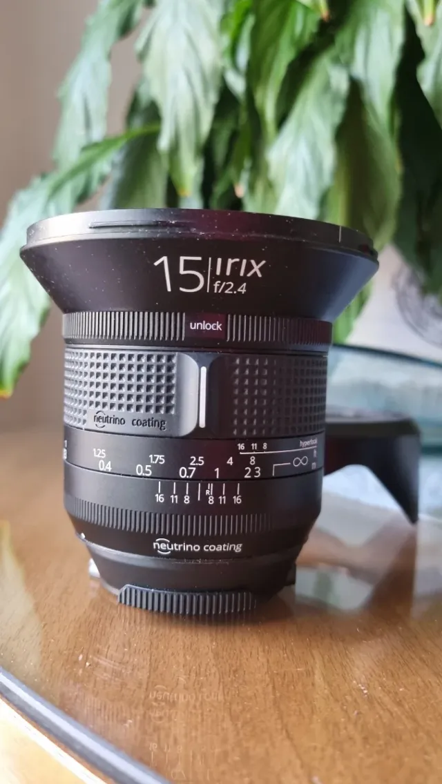 Objetivo Irix 15mm f/2.4 para cámara Canon