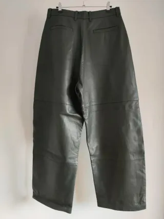 Pantalón Zara Piel Balloon Fit Edición Limitada