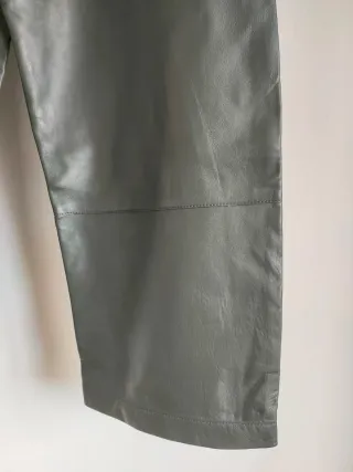 Pantalón Zara Piel Balloon Fit Edición Limitada