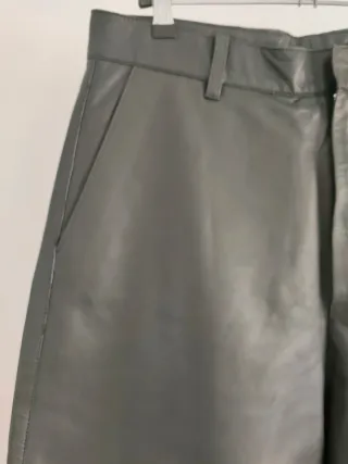 Pantalón Zara Piel Balloon Fit Edición Limitada