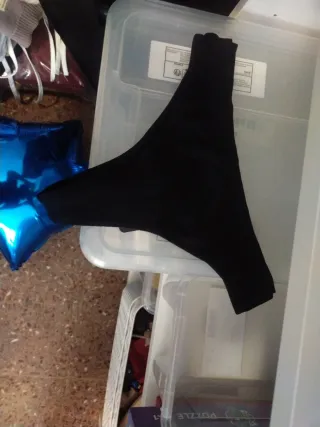 Tanga de licra negro