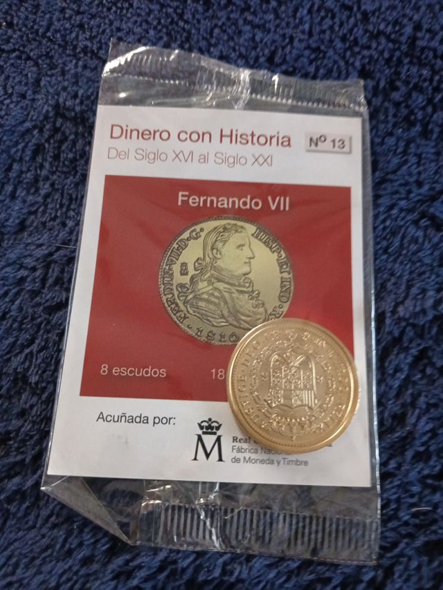 REPRODUCCION Fernando VII 8 Escudos México 1810