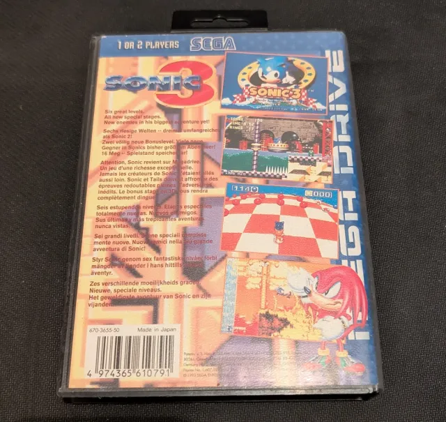 Sonic 3 Mega Drive Sega