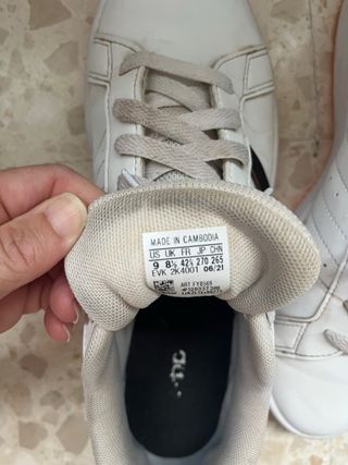 Zapatillas Adidas Blancas y Naranja