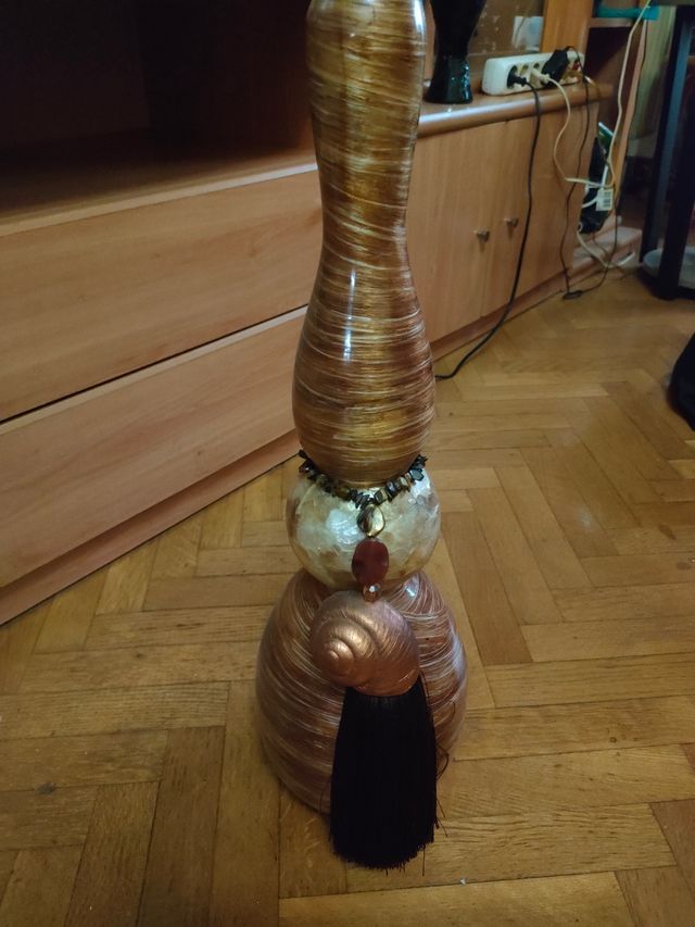 Jarrón decorativo madera URGE VENTA x mudanza