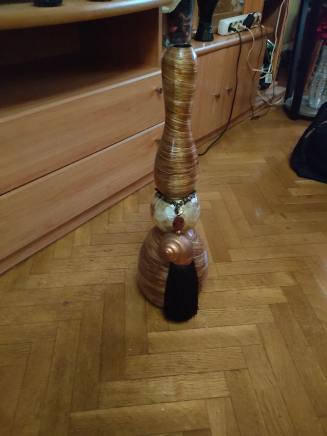 Jarrón decorativo madera URGE VENTA x mudanza