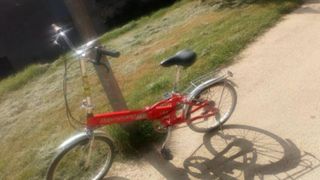 Bicicleta Plegable Boomerang Roja