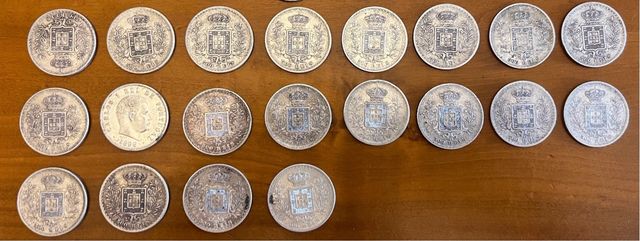 Lote 102 moedas de prata