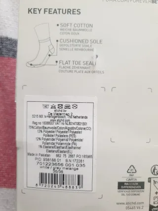 Calcetines Puma Mujer Cortos (2 Pares)