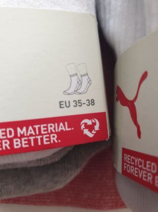 Calcetines Puma Mujer Cortos (2 Pares)