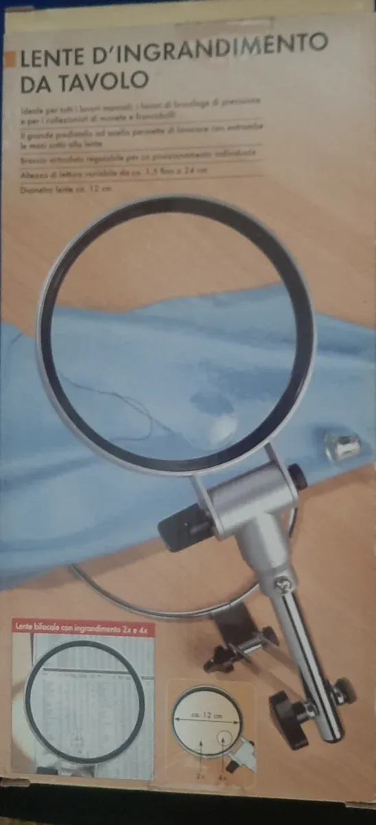 Lupa de pie para manualidades 30cm