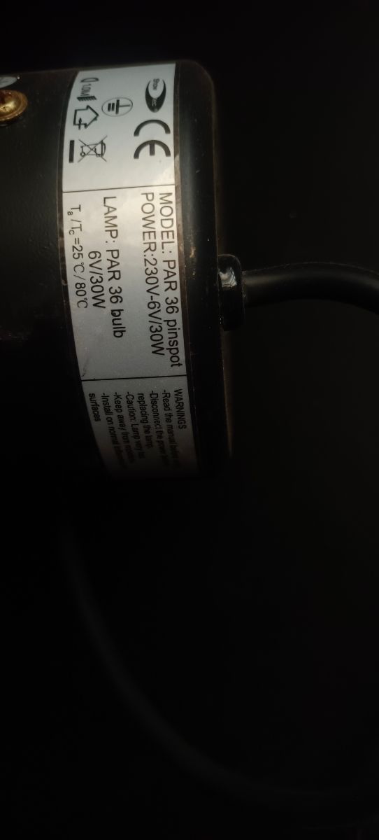 Focos de luz directa para bola de discoteca