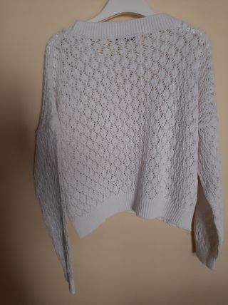 Maglia traforata EXTYN bianca taglia unica