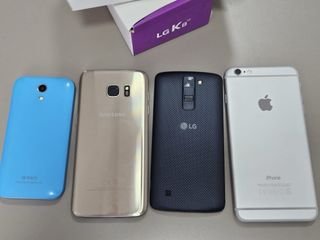 Lotto 4 smartphone rotti: iPhone, LG, Samsung 