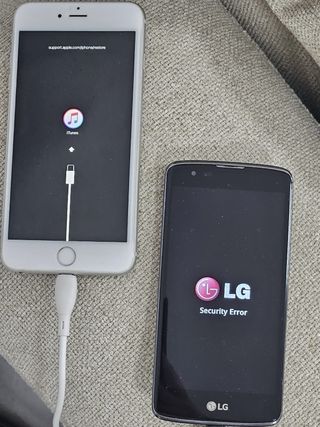 Lotto 4 smartphone rotti: iPhone, LG, Samsung 
