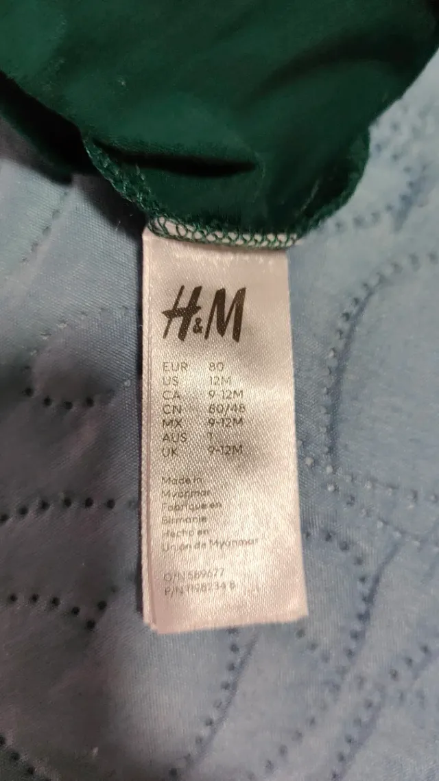 Gorro Navideño Bebé Verde y Rojo