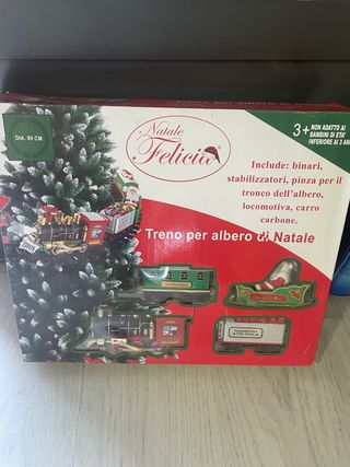 Trenino per albero di Natale Natale Felicia