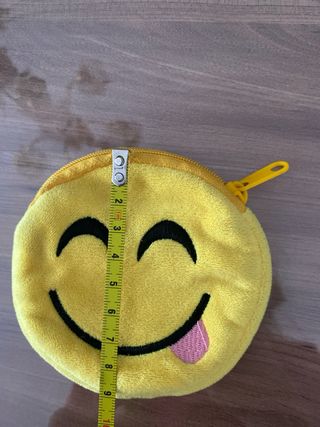 Monedero emoji cara sonriente suave