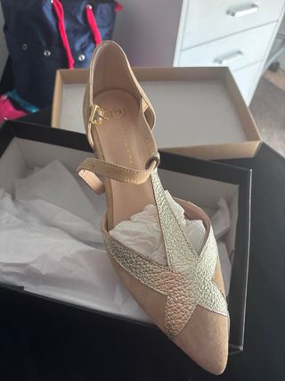 Sandalias Estefania Marco Tacon Bajo 