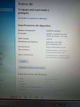 Notebook Dell Inspiron 1720 funzionante