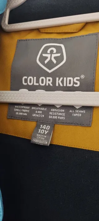 Chaqueta Invierno Color Kids. Talla 10