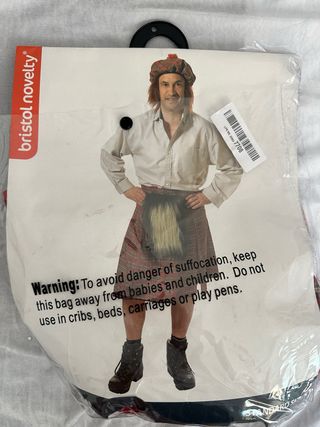 Disfraz Escocés Bristol Novelty Talla Única