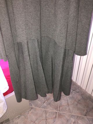 Vestito lungo grigio
