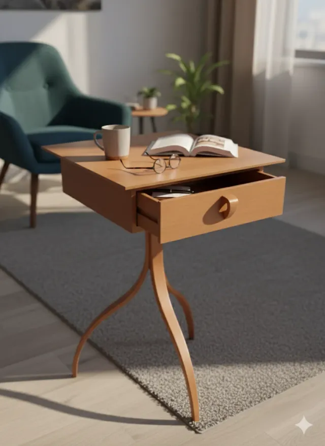 Mesita Thomas Stender Modulus Madera