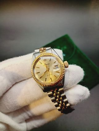 Reloj Lorenz Datejust y funda Rolex