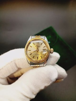Reloj Lorenz Datejust y funda Rolex